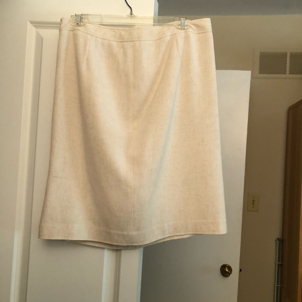 Cream skirt